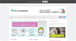 Desktop Screenshot of noisenuisance.org